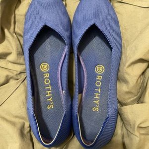 Rothy’s Cornflower Blue Flats